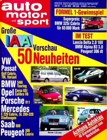Auto Motor und Sport 14/1993 Auto Motor und Sport 14/1993